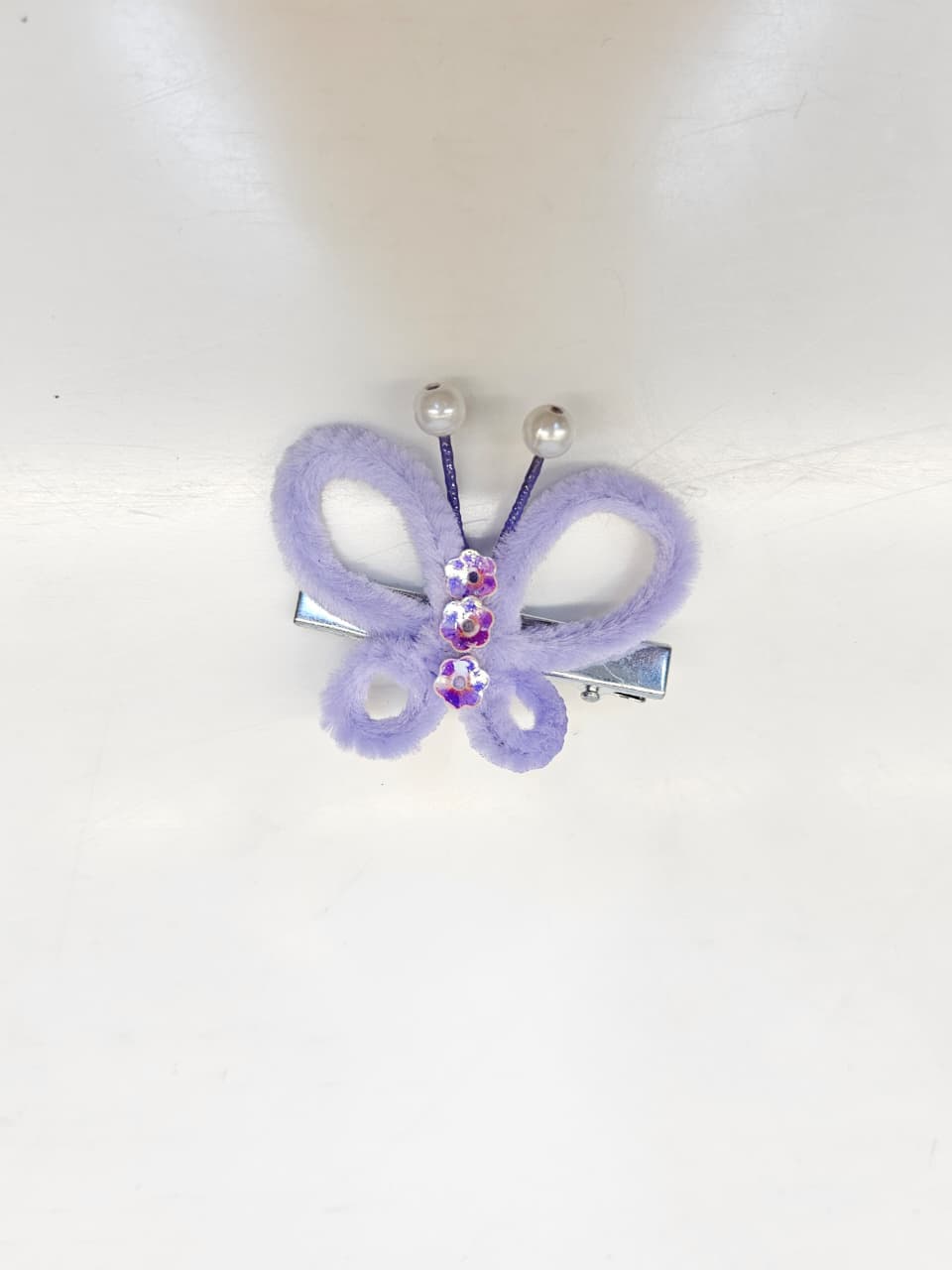 Lilac Butterfly Clip